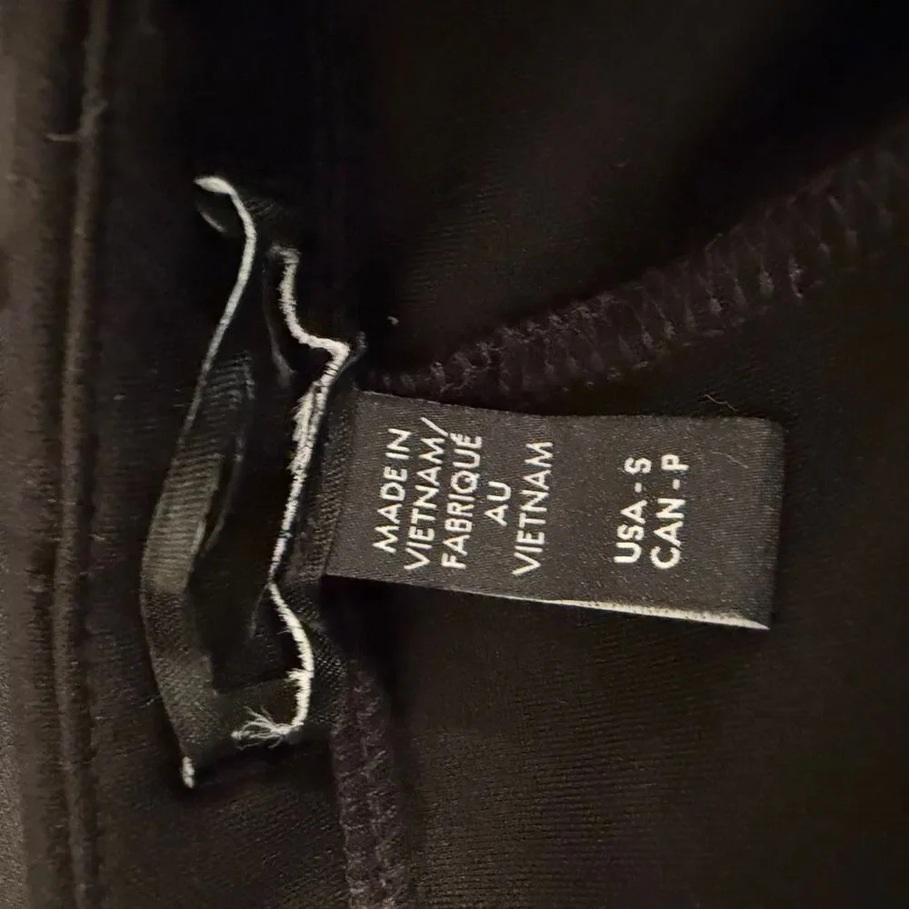 Eileen Fisher $188 Lightweight Ponte A-Line Skirt black womens small NEW